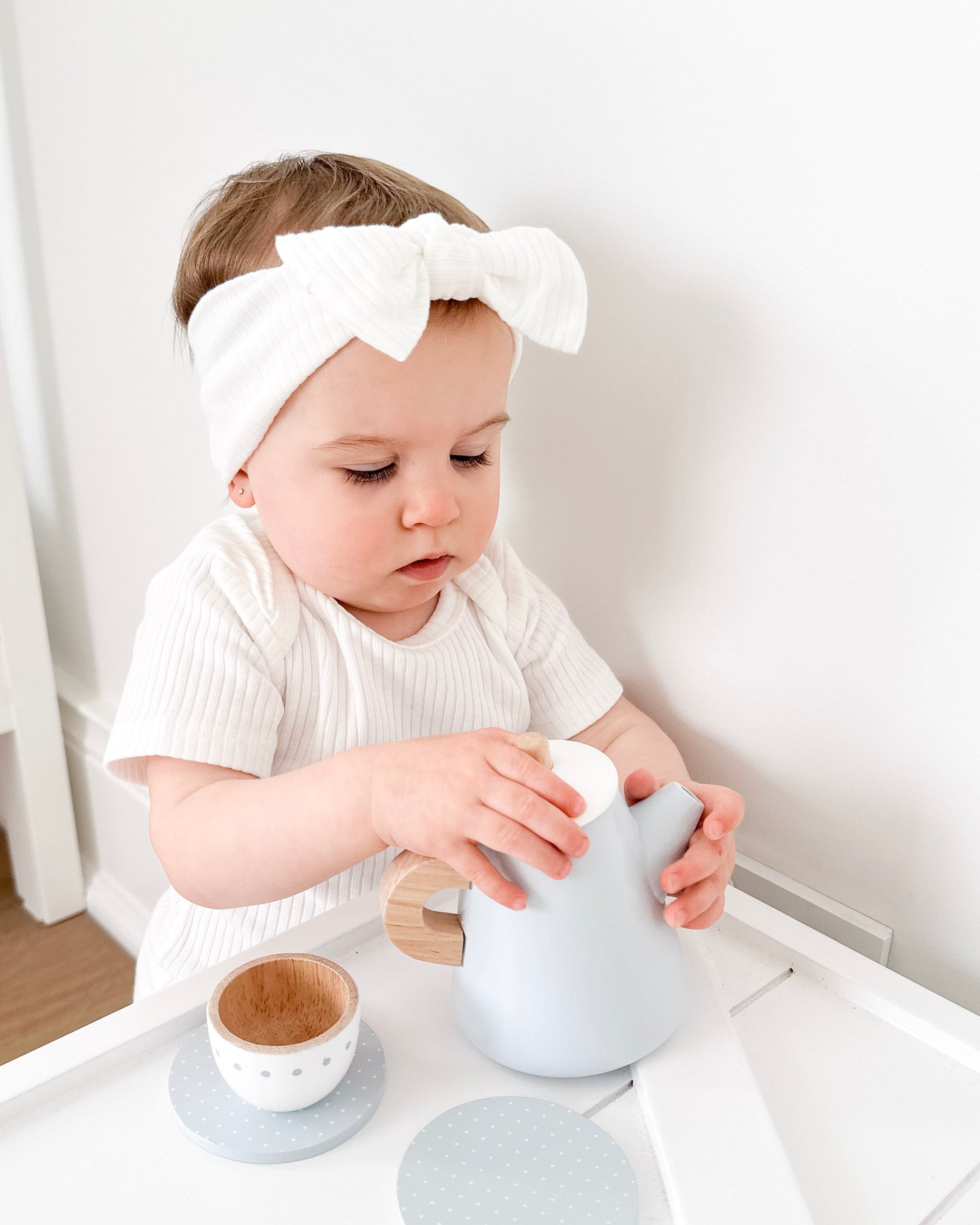 Organic Cotton Rib Bow Headband | Baby Headwear | Boys & Girls Clothing | Babies, Toddlers & Kids | Cosy Boutique NZ