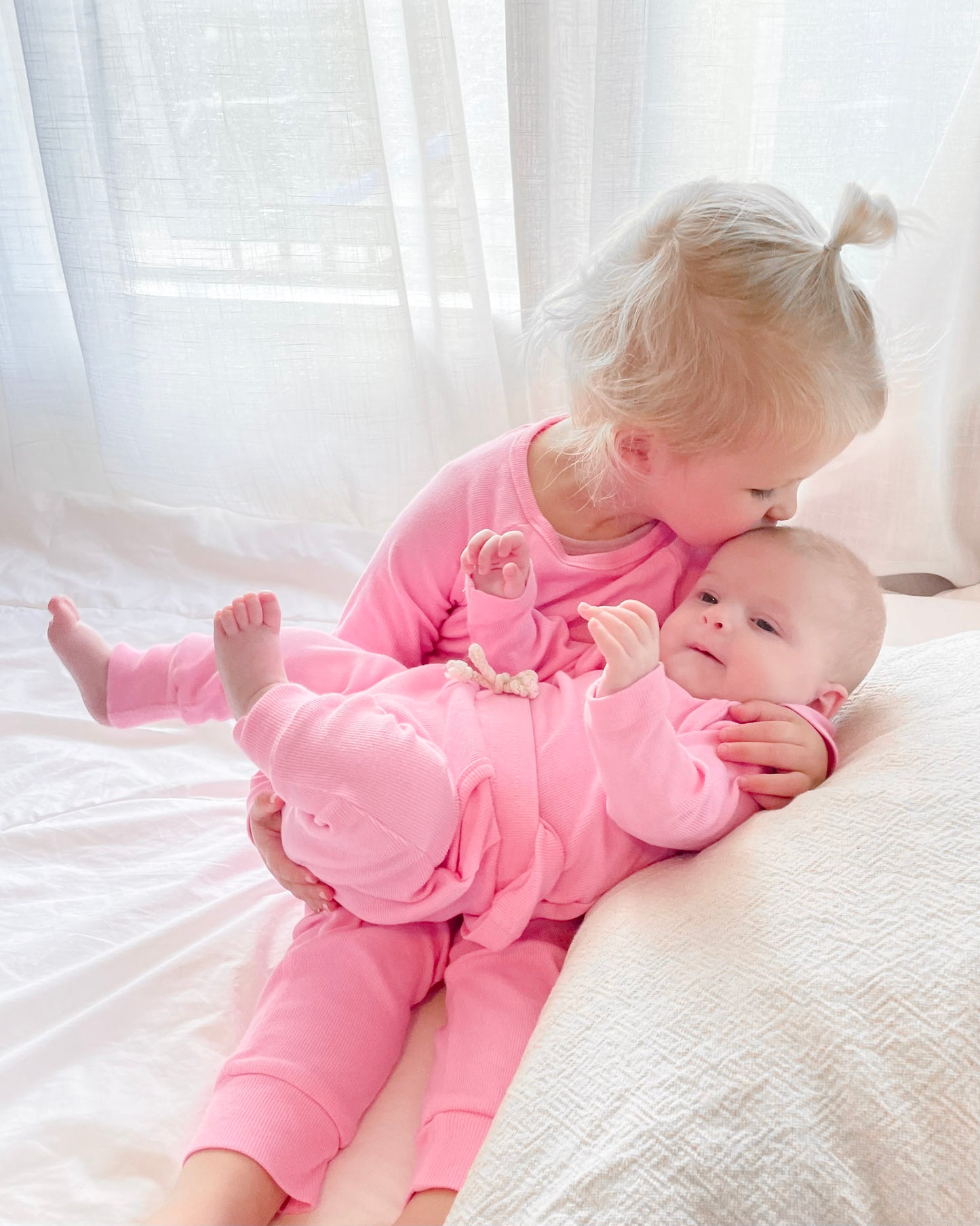 Organic Cotton Fine Rib Lounge PJ Set - Cosy Boutique
