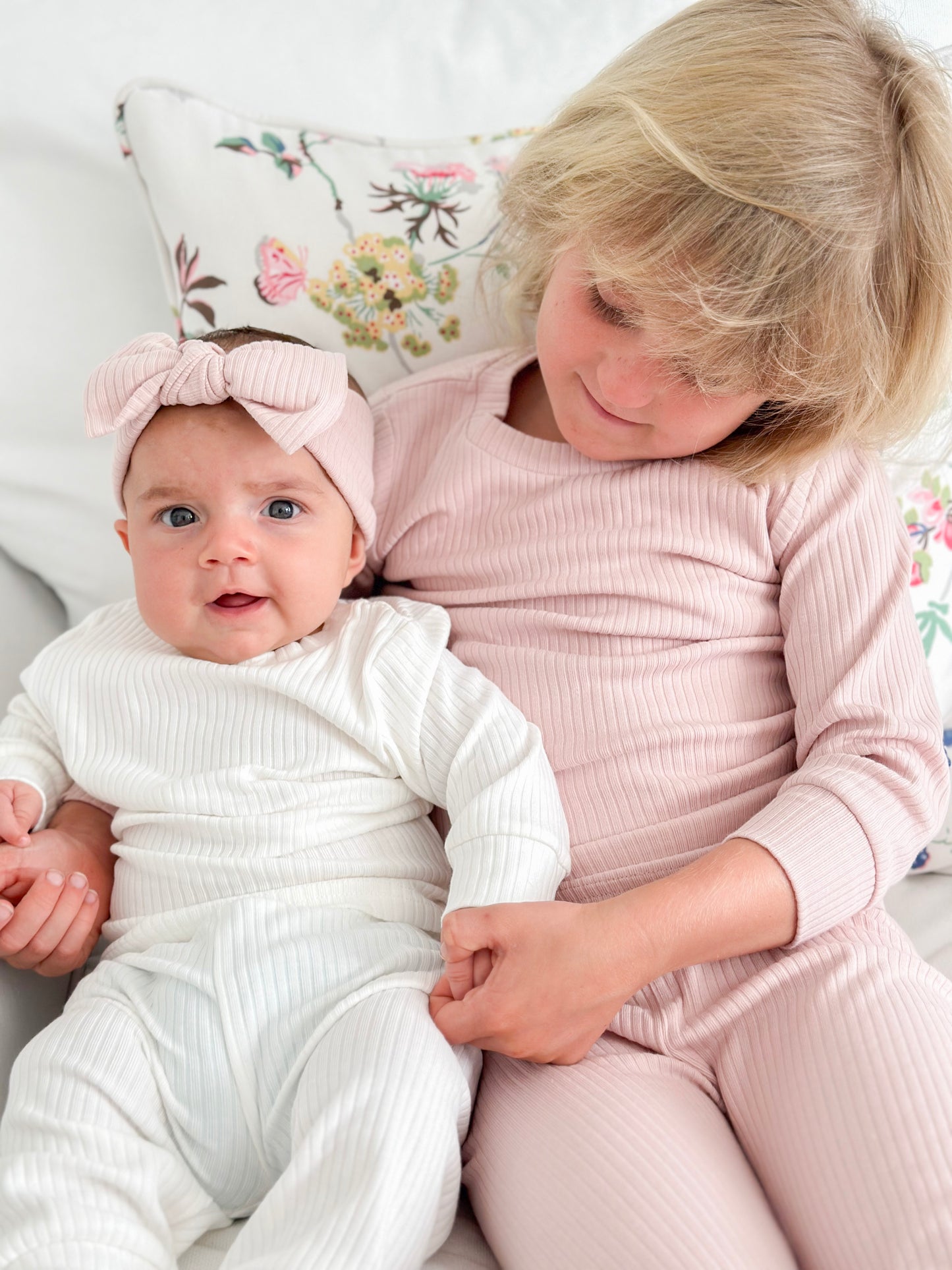 Organic Cotton Rib Bow Headband | Baby Headwear | Boys & Girls Clothing | Babies, Toddlers & Kids | Cosy Boutique NZ