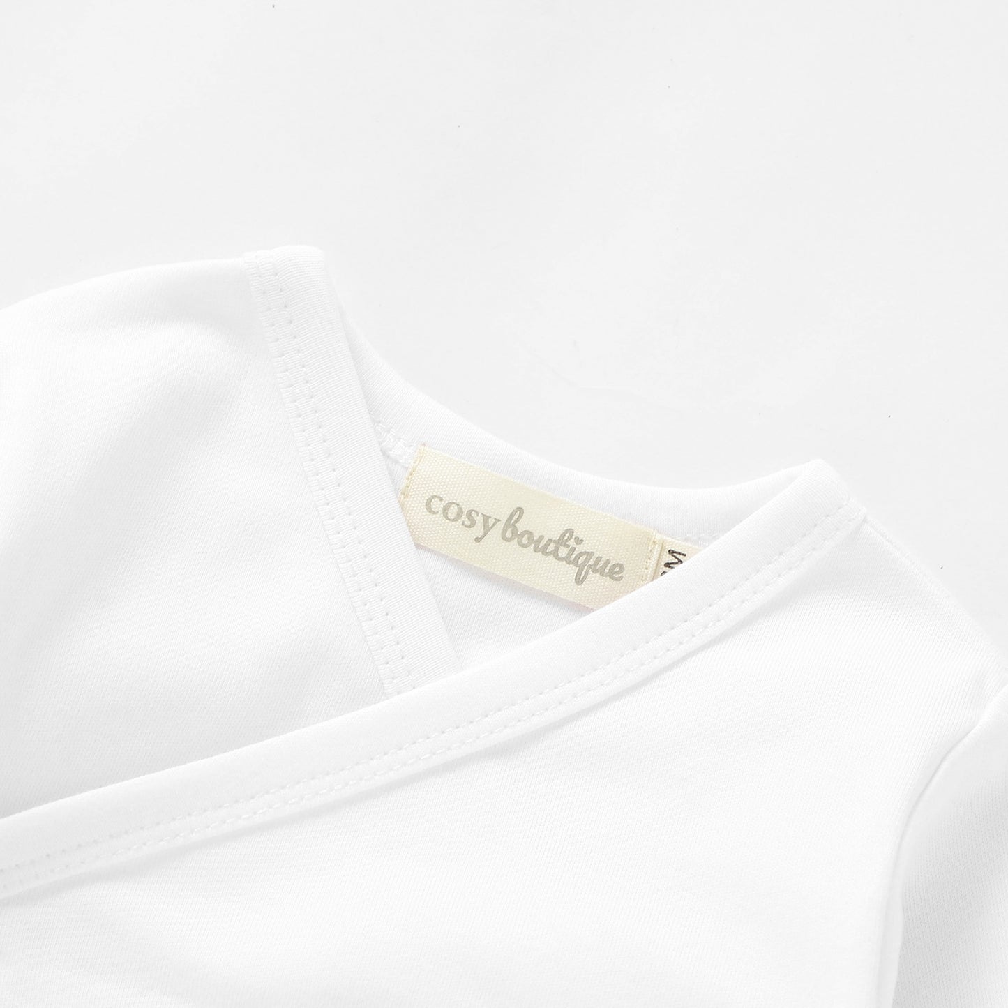 Organic Cotton Kimono Long Sleeve Bodysuit | Baby Bodysuits | Boys & Girls Clothing | Babies, Toddlers & Kids | Cosy Boutique NZ