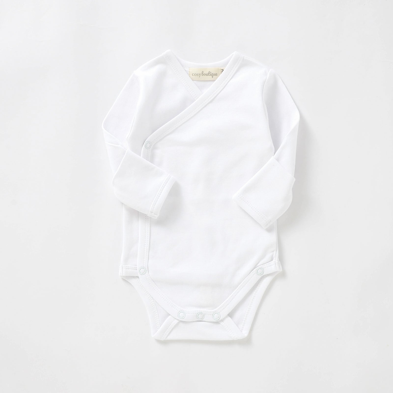 Kimono Long Sleeve Bodysuit Cotton Baby Essentials Cosy