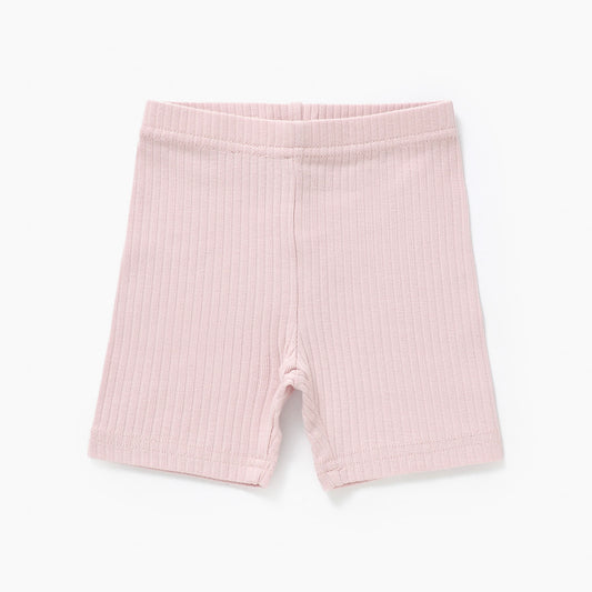Organic Cotton Rib Bike Shorts - Cosy Boutique