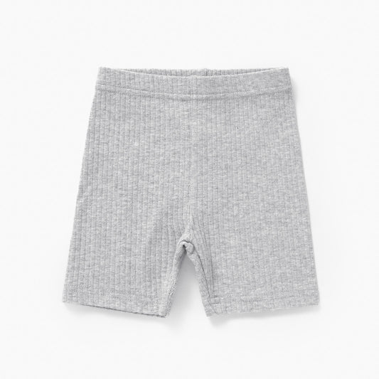 Organic Cotton Rib Bike Shorts - Cosy Boutique