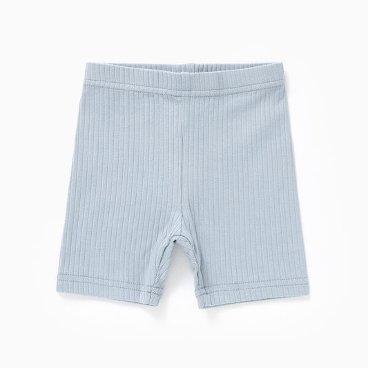 Organic Cotton Rib Bike Shorts - Cosy Boutique