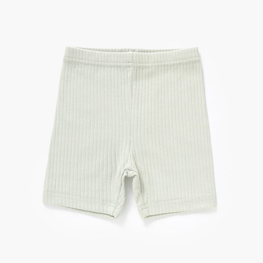 Organic Cotton Rib Bike Shorts - Cosy Boutique