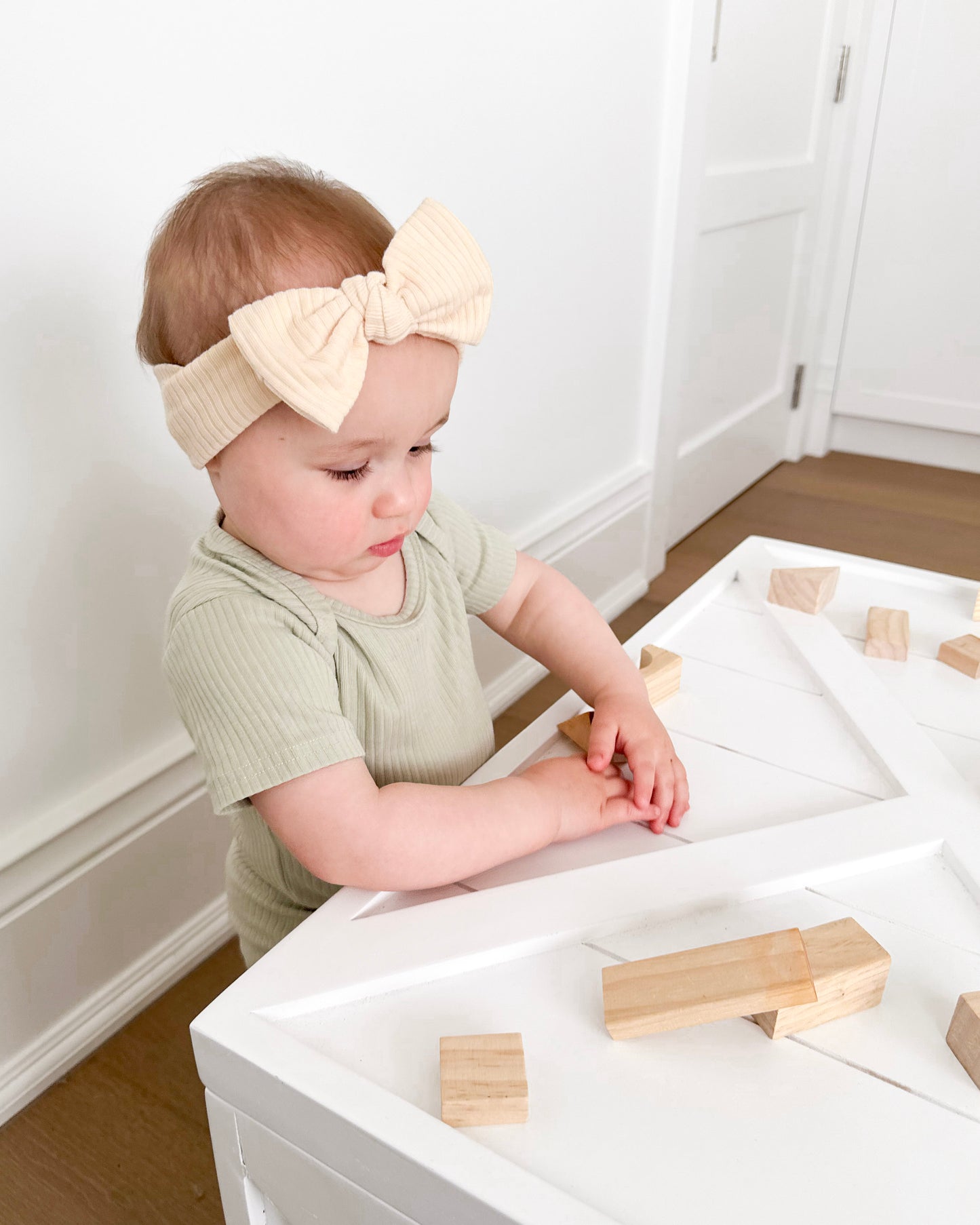 Organic Cotton Rib Bow Headband | Baby Headwear | Boys & Girls Clothing | Babies, Toddlers & Kids | Cosy Boutique NZ