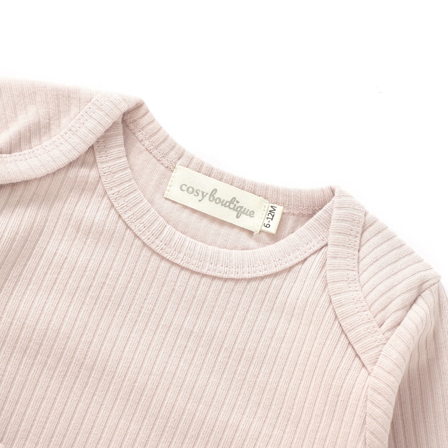 Organic Cotton Rib Long Sleeve Bodysuit | Baby Bodysuits | Boys & Girls Clothing | Babies, Toddlers & Kids | Cosy Boutique NZ