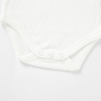 Organic Cotton Rib Long Sleeve Bodysuit | Baby Bodysuits | Boys & Girls Clothing For Babies & Toddlers | Cosy Boutique NZ