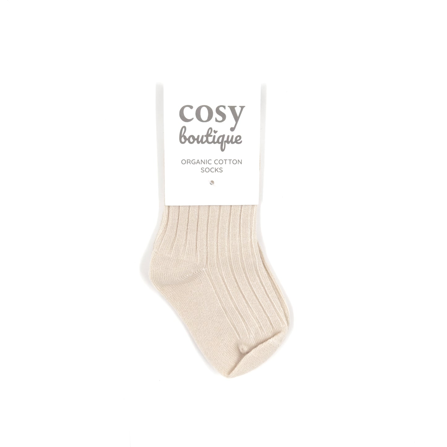 Organic Cotton Rib Pull Up Socks (One Pair) | Baby Socks | Boys & Girls Clothing | Babies, Toddlers & Kids | Cosy Boutique NZ
