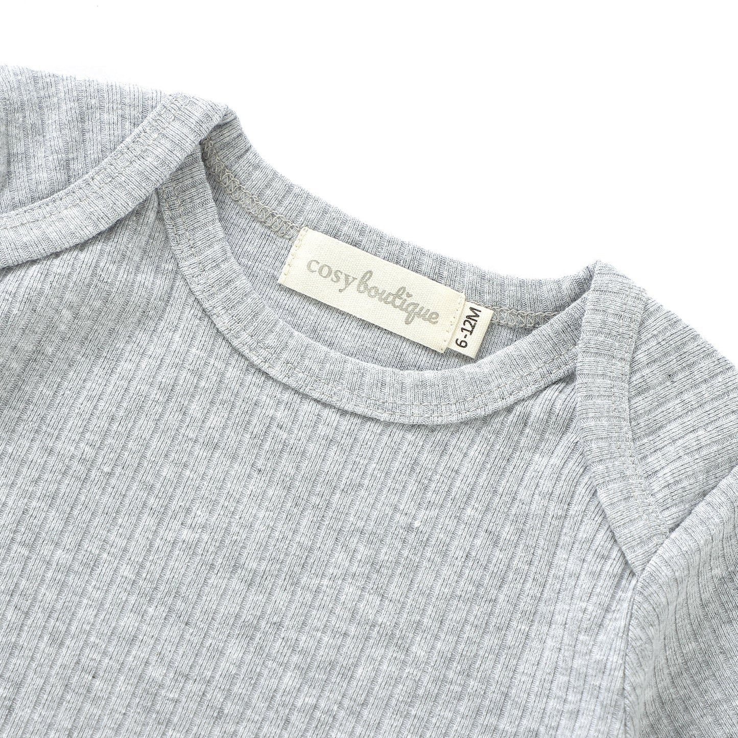Organic Cotton Rib Short Sleeve Bodysuit | Baby Bodysuits | Boys & Girls Clothing | Babies, Toddlers & Kids | Cosy Boutique NZ