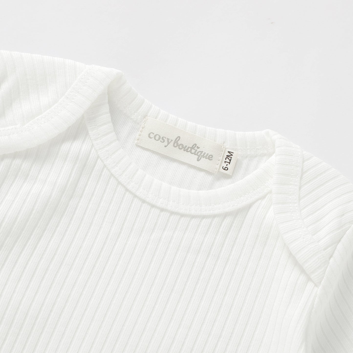 Organic Cotton Rib Short Sleeve Bodysuit | Baby Bodysuits | Boys & Girls Clothing | Babies, Toddlers & Kids | Cosy Boutique NZ
