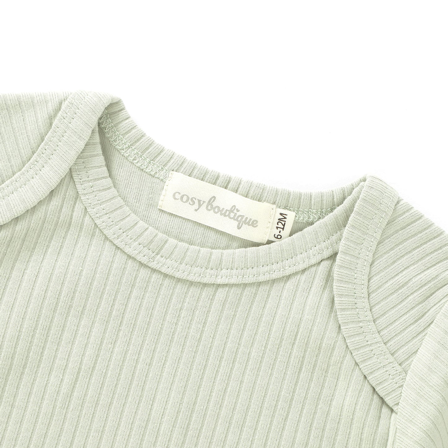Organic Cotton Rib Short Sleeve Bodysuit | Baby Bodysuits | Boys & Girls Clothing | Babies, Toddlers & Kids | Cosy Boutique NZ