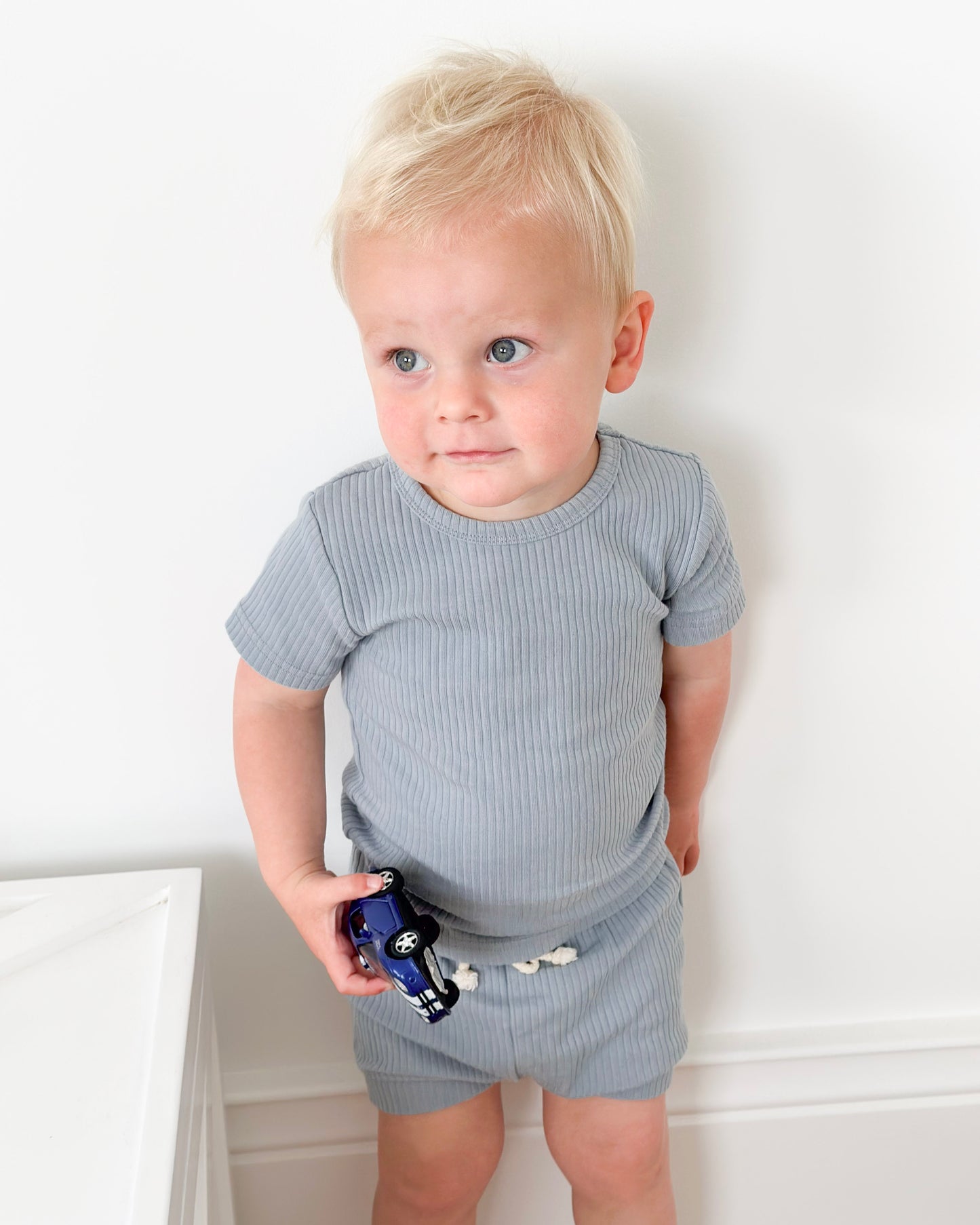 Organic Cotton Rib Short Sleeve Summer PJ Set | Baby & Toddler Pyjamas | Boys & Girls Clothing | Babies, Toddlers & Kids | Cosy Boutique NZ