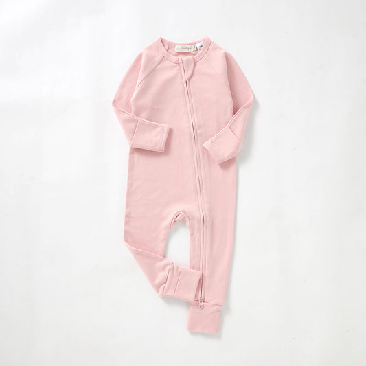 Organic Cotton Zip Growsuit Onesie Newborn (0000) / Watermelon | Baby Onesies | Boys & Girls Clothing | Babies, Toddlers & Kids | Cosy Boutique NZ