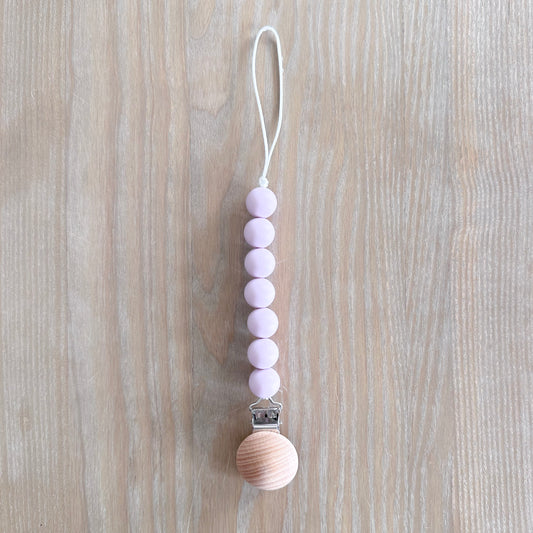 Silicone Beaded Pacifier Chain With Clip - Cosy Boutique