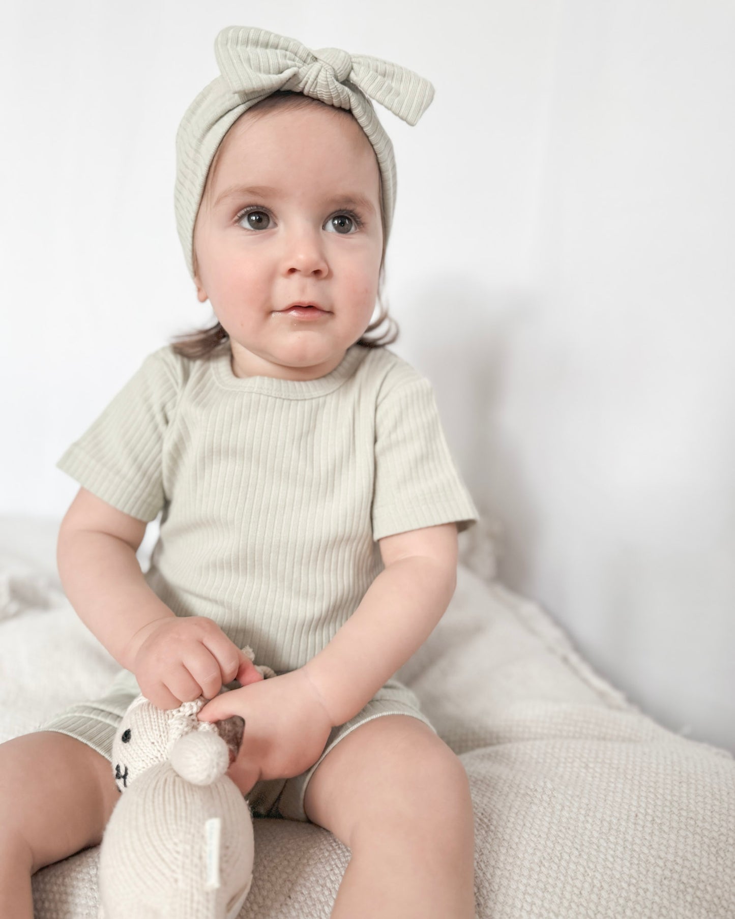 Organic Cotton Rib Short Sleeve Summer PJ Set - Cosy Boutique