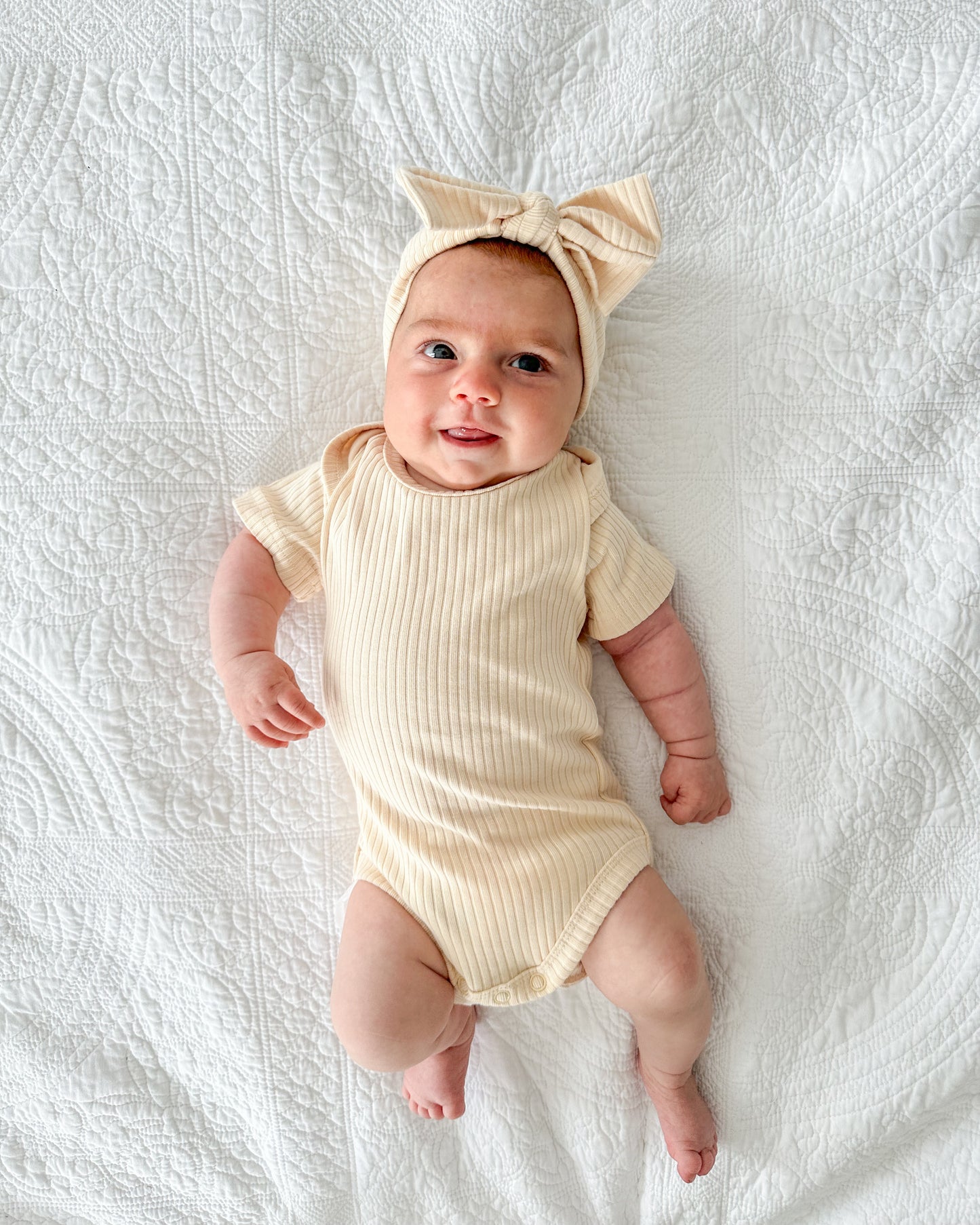 Organic Cotton Rib Short Sleeve Bodysuit | Baby Bodysuits | Boys & Girls Clothing | Babies, Toddlers & Kids | Cosy Boutique NZ