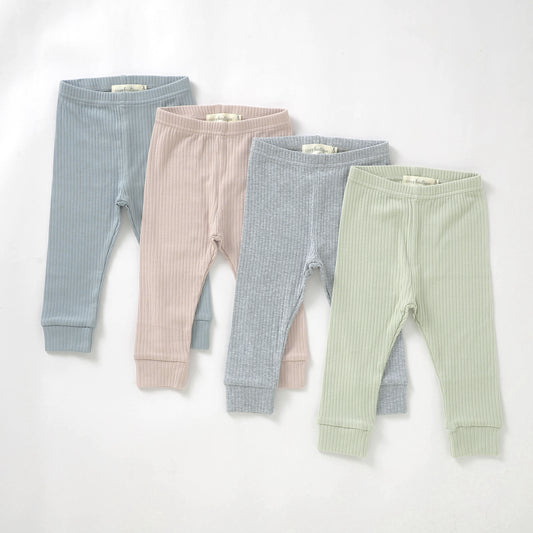 Organic Cotton Rib Leggings | Baby & Toddler Pants | Cosy Boutique NZ