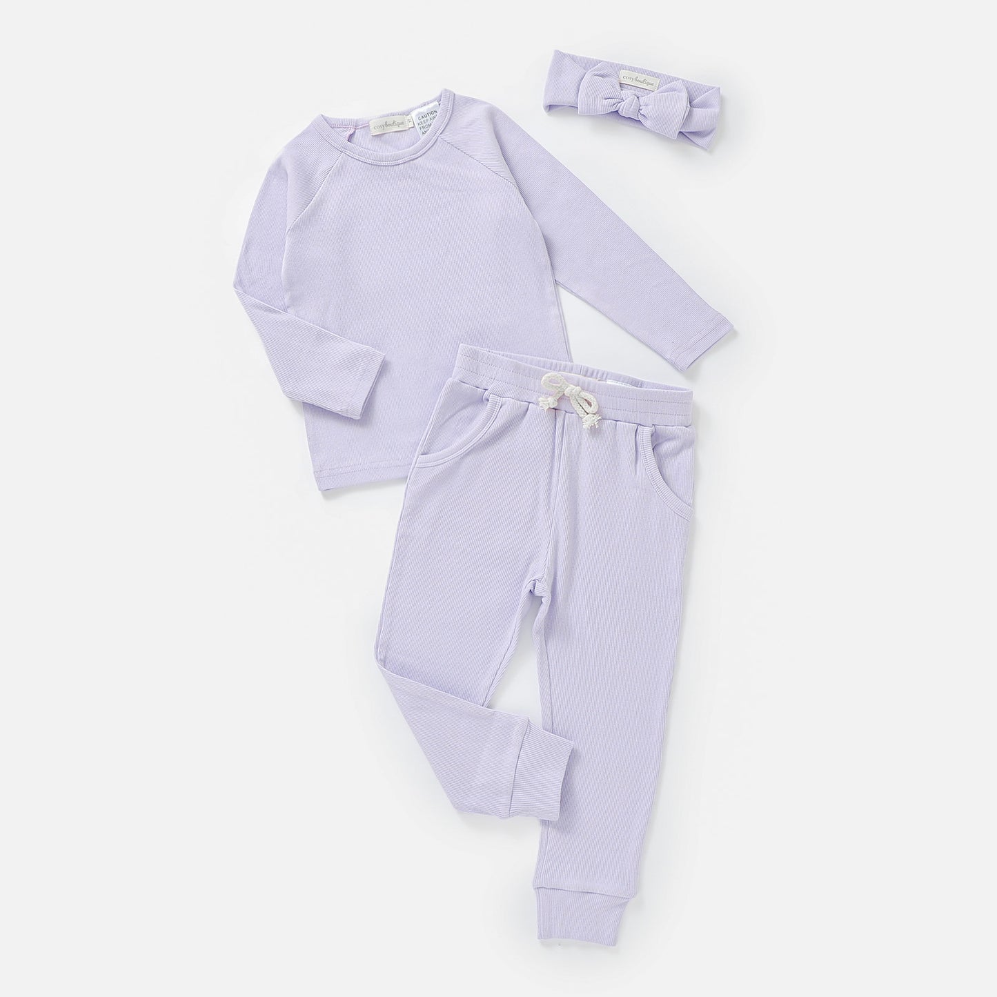 Organic Cotton Fine Rib Lounge PJ Set | Baby & Toddler Pyjamas | Boys & Girls Clothing | Babies, Toddlers & Kids | Cosy Boutique NZ