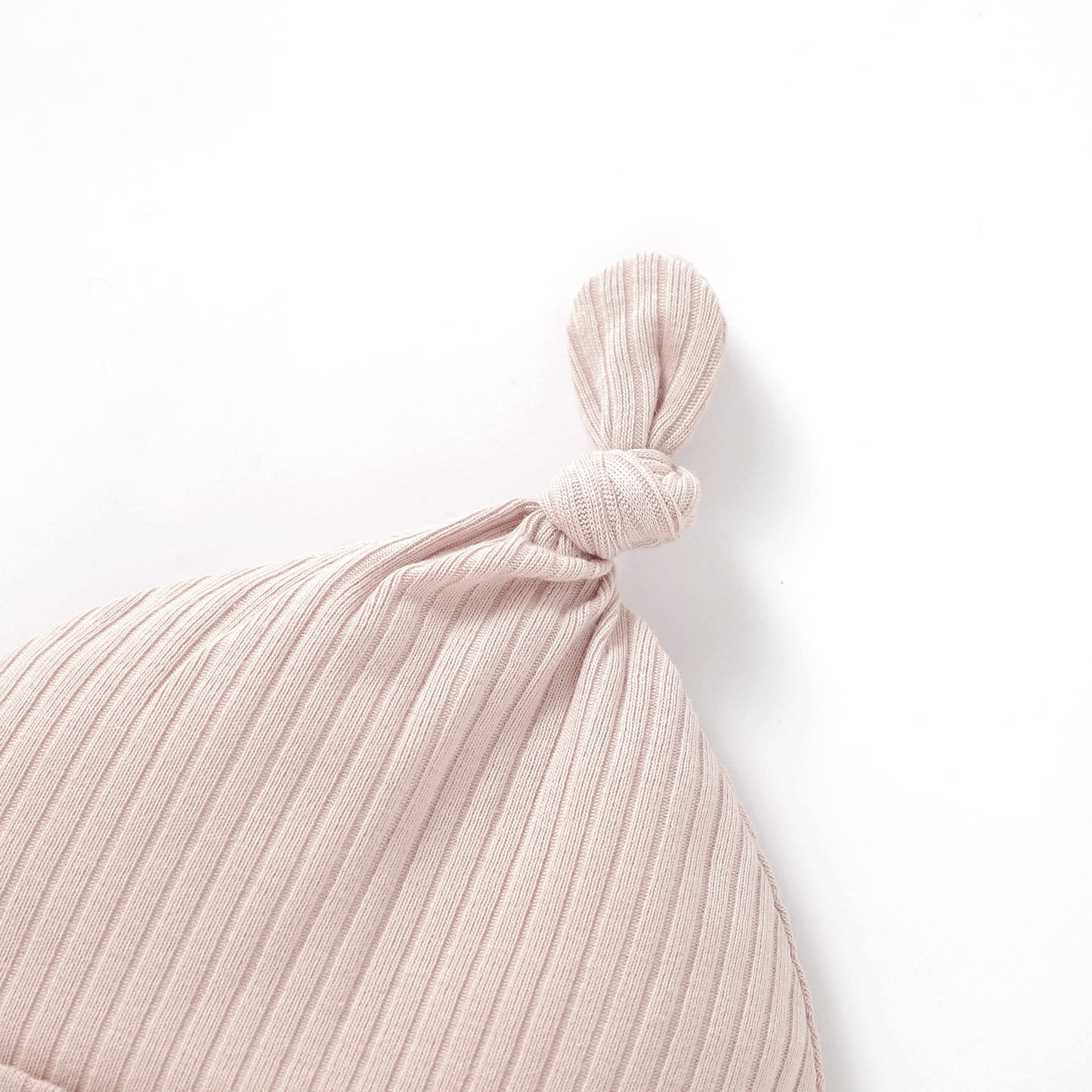 Organic Cotton Rib Tie Knot Beanie | Baby Headwear | Boys & Girls Clothing | Babies, Toddlers & Kids | Cosy Boutique NZ