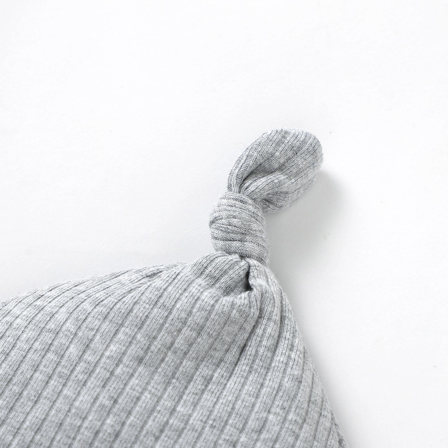 Organic Cotton Rib Tie Knot Beanie | Baby Headwear | Boys & Girls Clothing | Babies, Toddlers & Kids | Cosy Boutique NZ