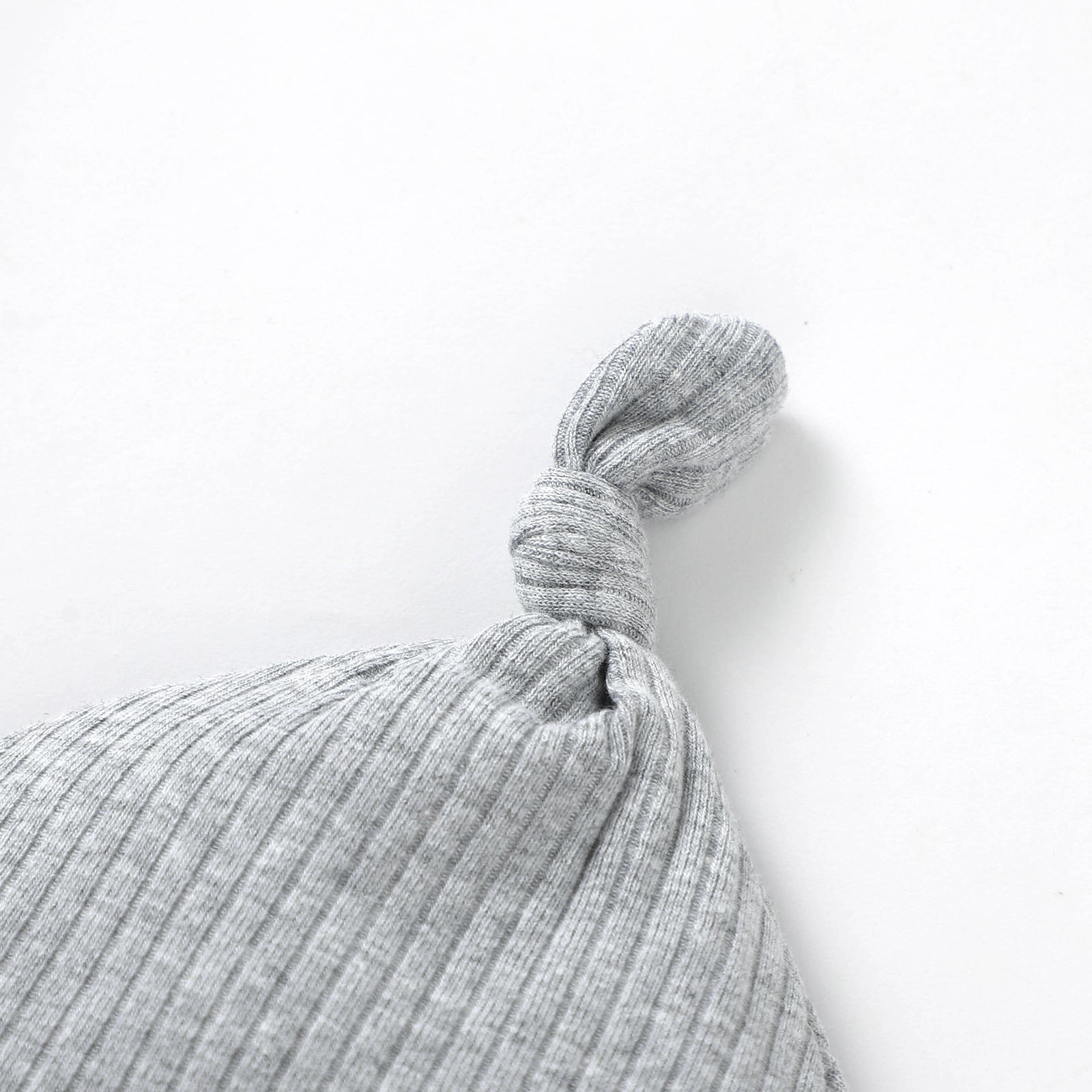 Organic Cotton Rib Tie Knot Beanie | Baby Headwear | Boys & Girls Clothing | Babies, Toddlers & Kids | Cosy Boutique NZ