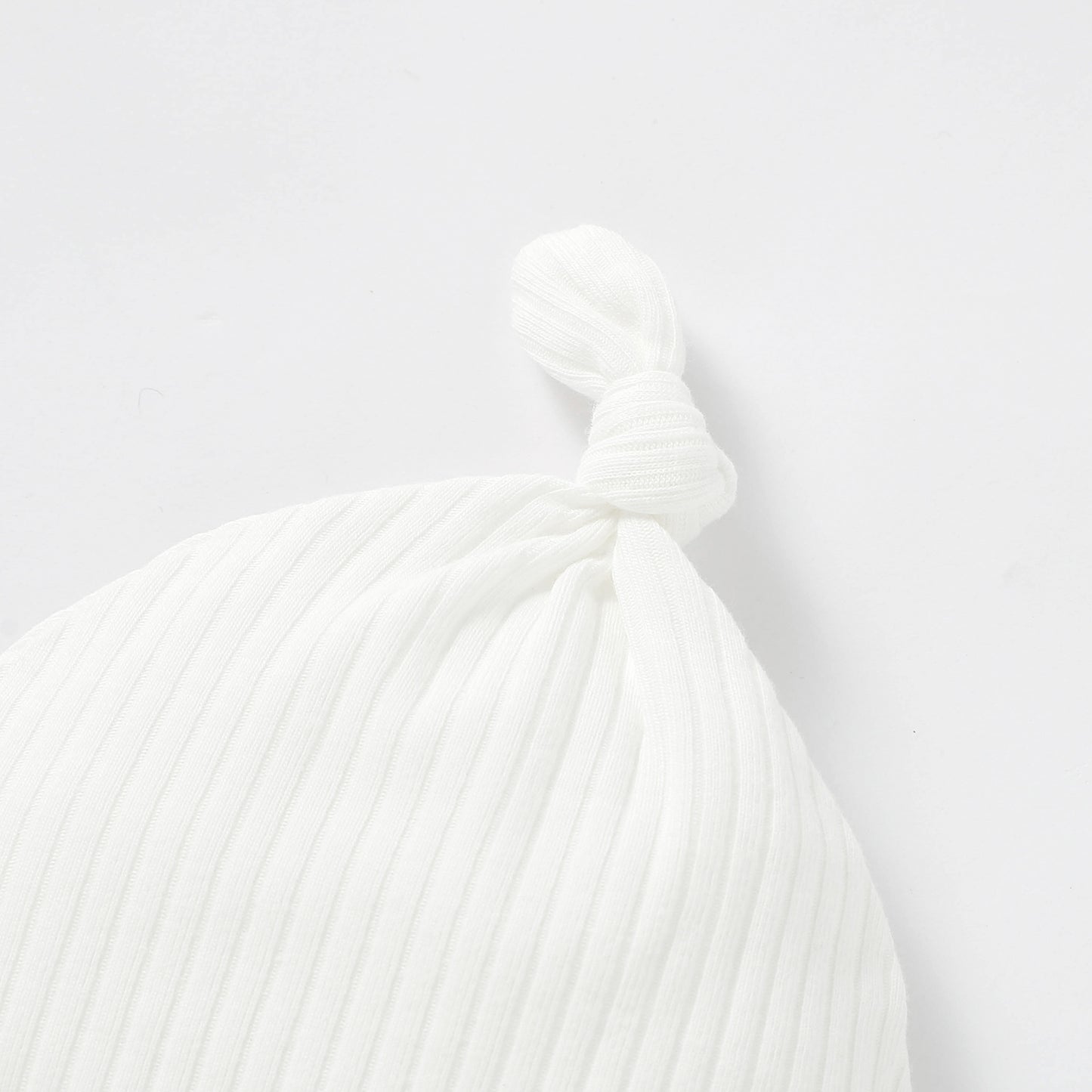 Organic Cotton Rib Tie Knot Beanie | Baby Headwear | Boys & Girls Clothing | Babies, Toddlers & Kids | Cosy Boutique NZ