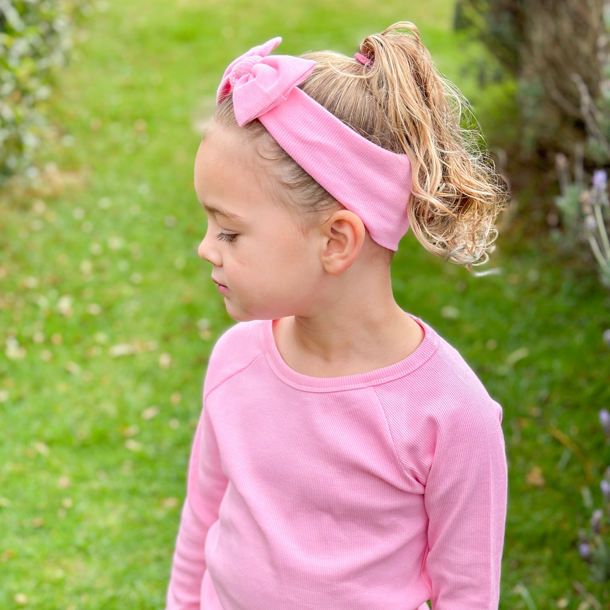 Organic Cotton Fine Rib Bow Headband | Baby Headwear | Boys & Girls Clothing | Babies, Toddlers & Kids | Cosy Boutique NZ