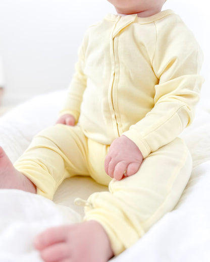 Organic Cotton Zip Growsuit Onesie